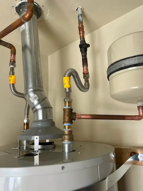 Water heater installation and plumbing repair in Montague